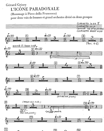 Clarinet 2/Clarinet in A/Bass Clarinet