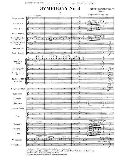 Symphony No. 3, op. 44
