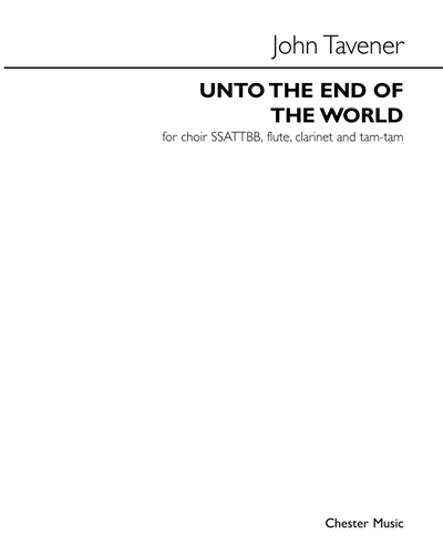 Unto the End of the World