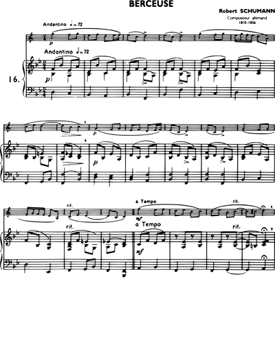 La Clarinette Classique, Vol. B: Berceuse