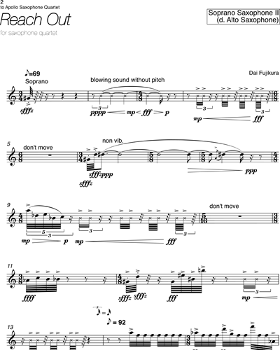 Soprano Saxophone 2/Alto Saxophone