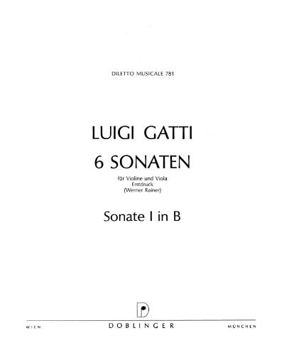 Sonata No.1 in B Major