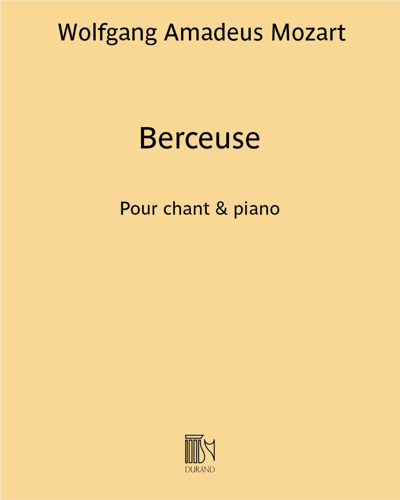 Berceuse - Pour chant & piano