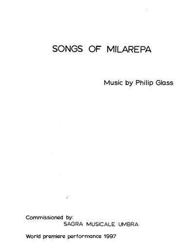 Songs of Milarepa