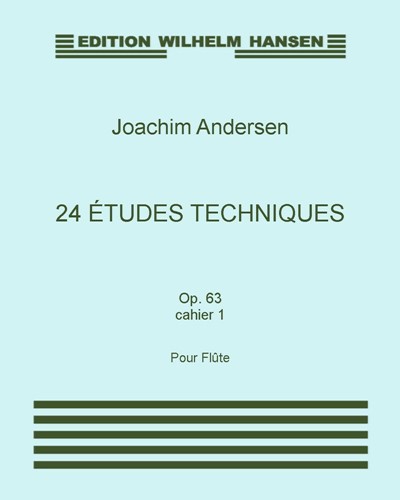 24 Études techniques, Op. 63: cahier 1