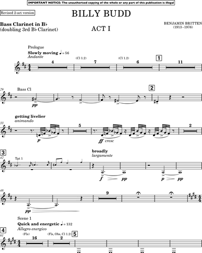 Bass Clarinet/Clarinet 3 in Bb