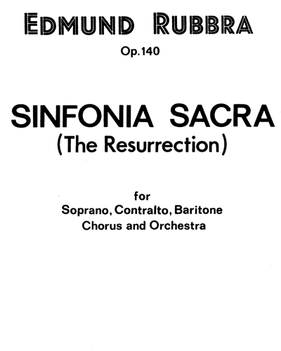 Sinfonia sacra Op. 140