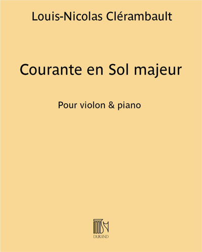 Courante in G major