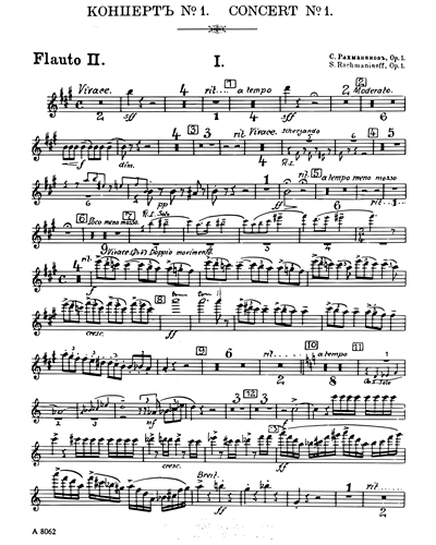 Piano Concerto No. 1 in F-sharp minor, op. 1 [Revised Version]