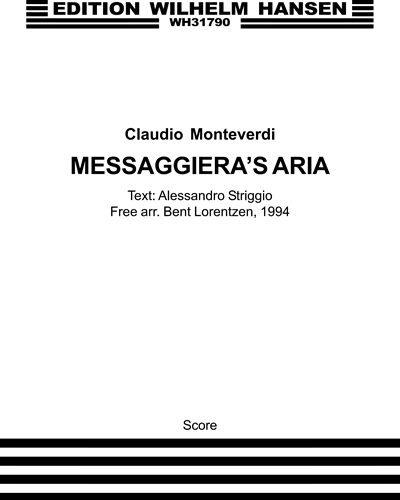 Messagiera's Aria (from "Orfeo")