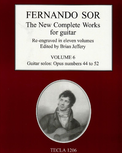 The New Complete Works for Guitar, Volume  6