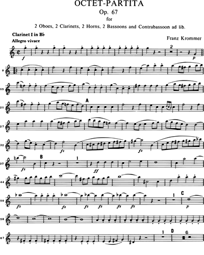 Oktett-Partita in B-dur op. 67
