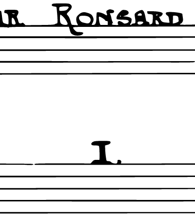 Four Ronsard Sonnets, Set 2