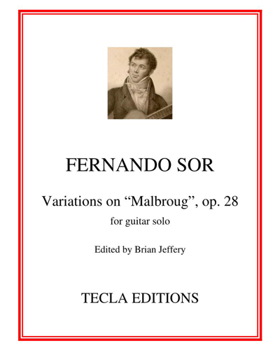 Variations on "Malbroug", Op. 28
