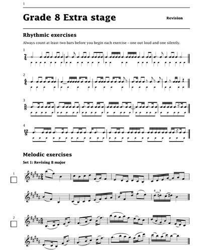 Improve Your Sight-Reading Violin: Grade 8 Extra Stage