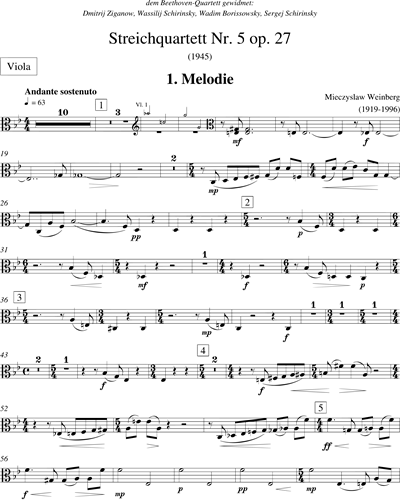 String Quartet No. 5, op. 27