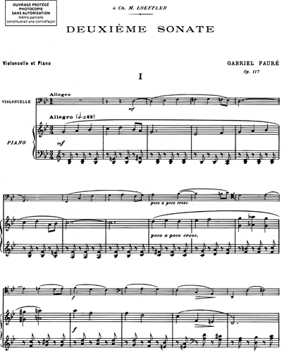 Cello Sonata No. 2, op. 117