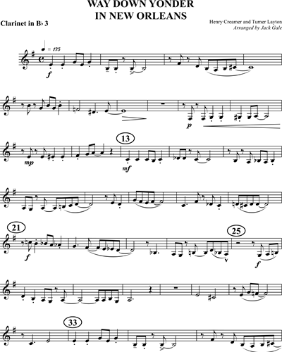 Clarinet in Bb 3/Alto Clarinet (Alternative)