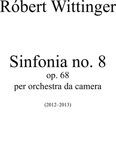 Sinfonia n. 8 Op. 68