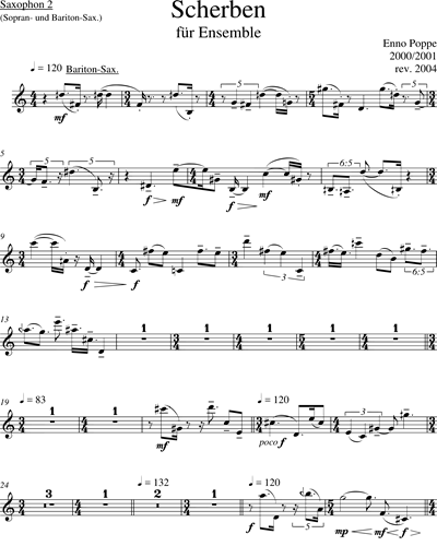 Soprano Saxophone/Baritone Saxophone