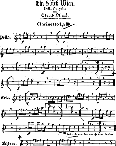 Clarinet 1 in D
