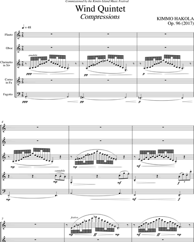 Wind Quintet, op. 96