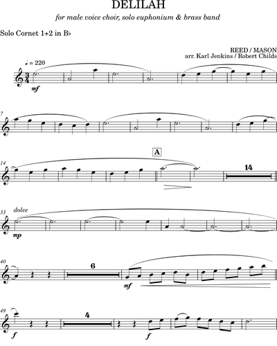 Solo Cornet in Bb 1 & Solo Cornet in Bb 2