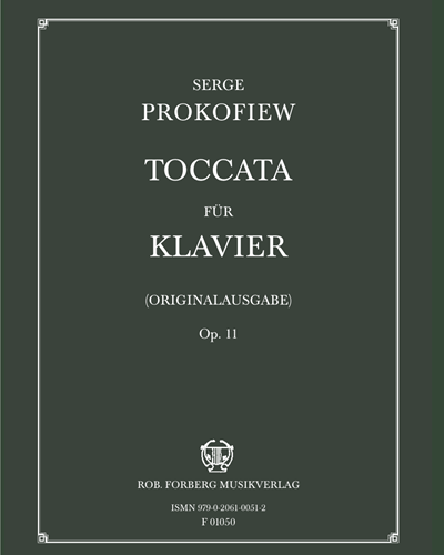 Toccata für Klavier Op. 11