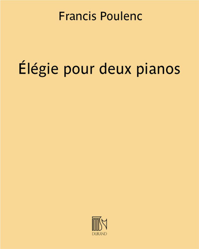Élégie pour deux pianos 