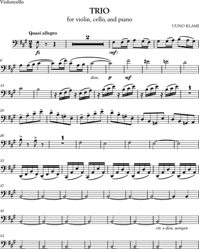 Piano Trio in F# minor