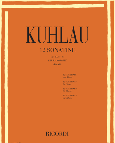 12 Sonatine Op. 20, 55 e 59