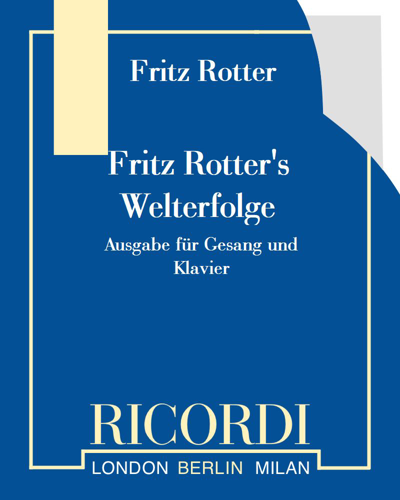 Fritz Rotter's Welterfolge