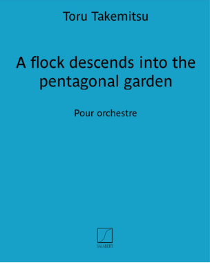A flock descends into the pentagonal garden