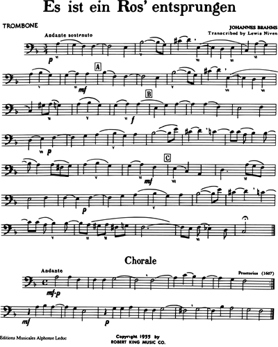 Es ist ein Ros' entsprungen  (from "11 Organ Chorale Preludes")