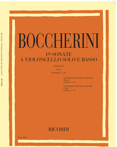 19 Sonate a violoncello solo e basso Vol. 1