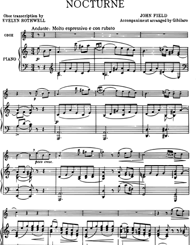 Nocturne (Transcription for Oboe and Piano)