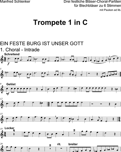 Trumpet in C 1 (Alternative)