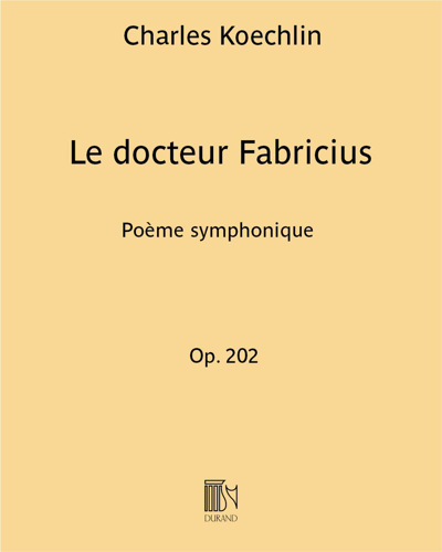 Le docteur Fabricius Op. 202