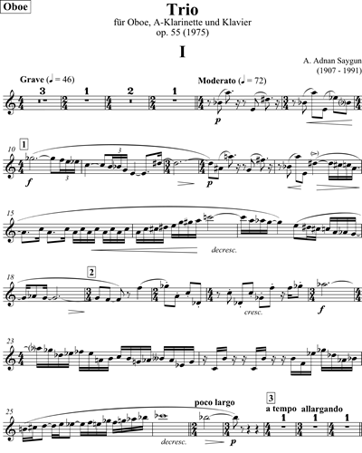 Trio, op. 55