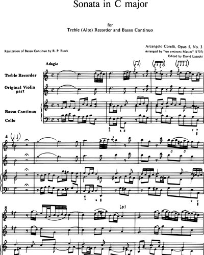 Sonate in C op. 5/3