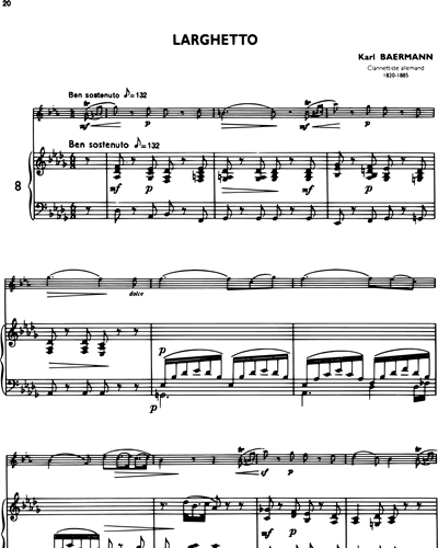 La Clarinette Classique, Vol. D: Larghetto
