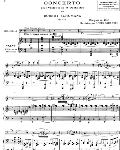 Concerto en La mineur Op. 129