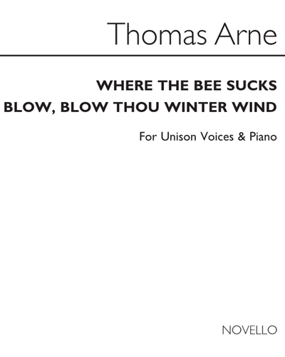 "Where the Bee sucks" & "Blow, blow, thou winter wind"