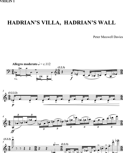 Hadrian's Villa, Hadrian's Wall