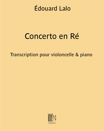 Concerto en Ré pour violoncelle & orchestre