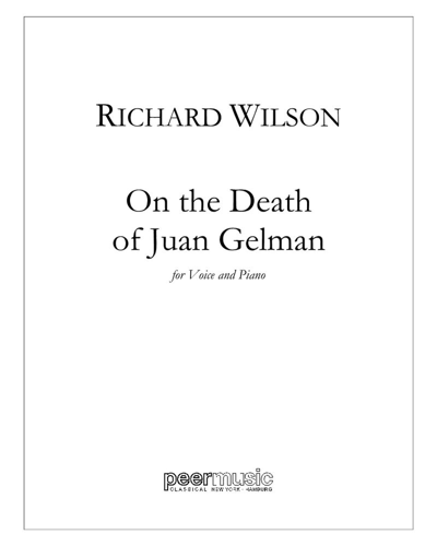 On the Death of Juan Gelman