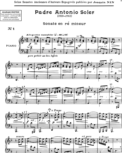 Seize sonates anciennes d'auteurs Espagnols