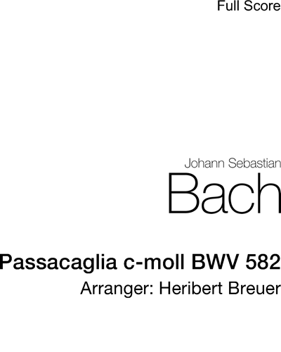 Passacaglia c-moll BWV 582