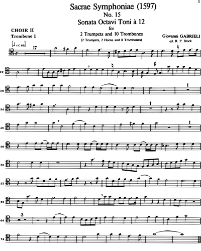 [Choir 2] Trombone 1