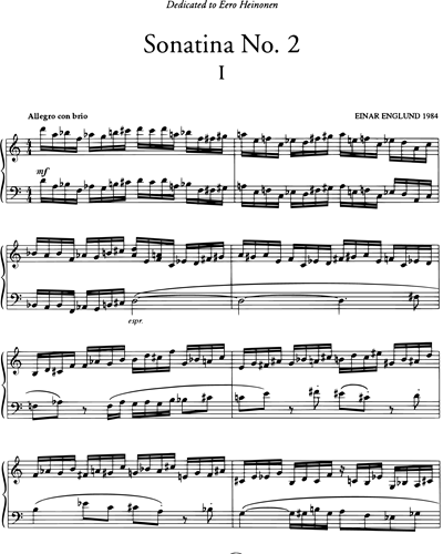 Sonatina No. 2 for Piano
